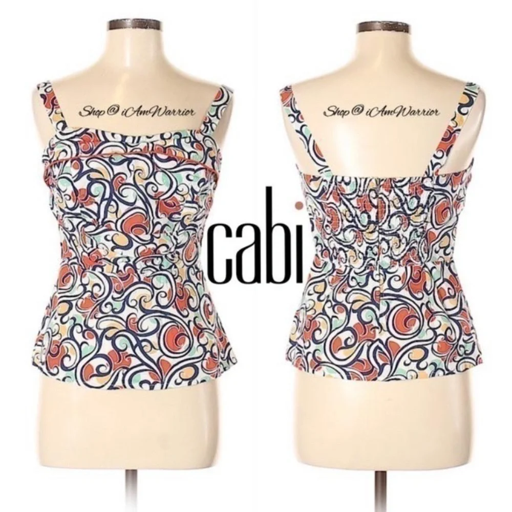 CAbi swirl print tank top *shop@iamwarrior